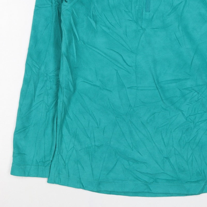 Craghoppers Women’s Green UK 8 Fleece 1/4 Zip Pullover Sweatshirt