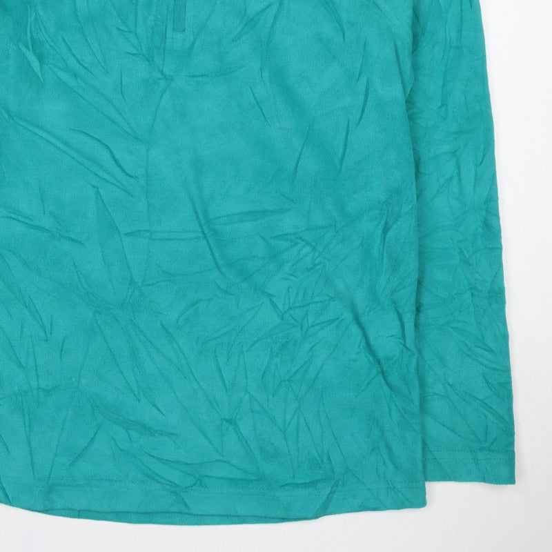 Craghoppers Women’s Green UK 8 Fleece 1/4 Zip Pullover Sweatshirt