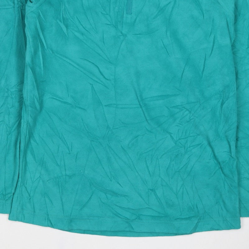 Craghoppers Women’s Green UK 8 Fleece 1/4 Zip Pullover Sweatshirt