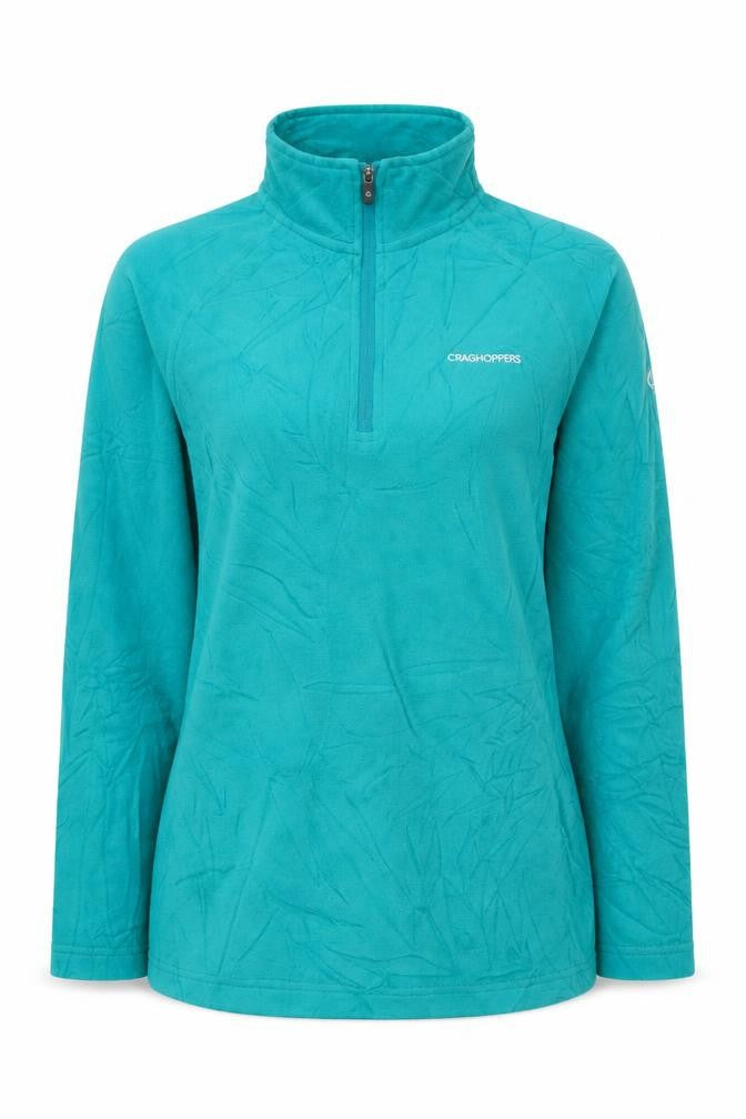 Craghoppers Women’s Green UK 8 Fleece 1/4 Zip Pullover Sweatshirt