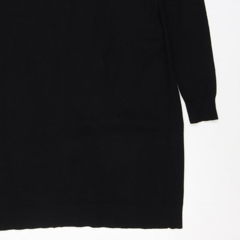 Vero Moda Women’s Black M Crew Neck Long Sleeve Knit Pullover Jumper