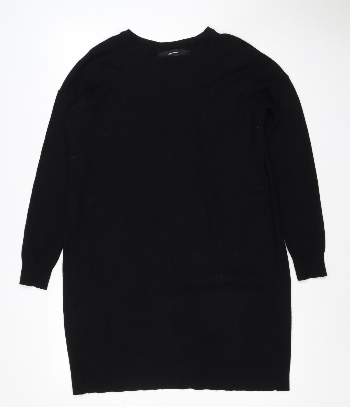 Vero Moda Women’s Black M Crew Neck Long Sleeve Knit Pullover Jumper