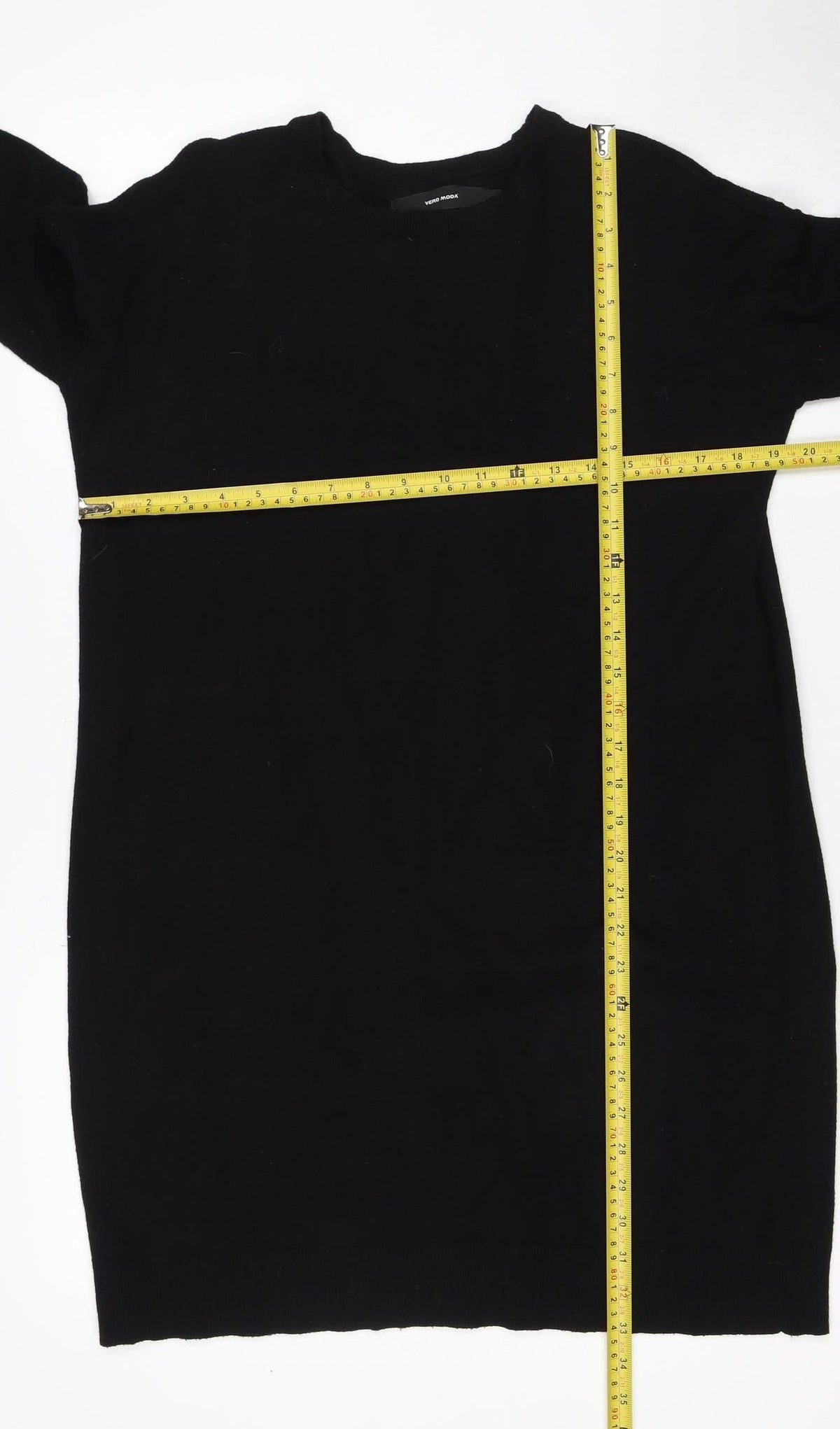 Vero Moda Women’s Black M Crew Neck Long Sleeve Knit Pullover Jumper