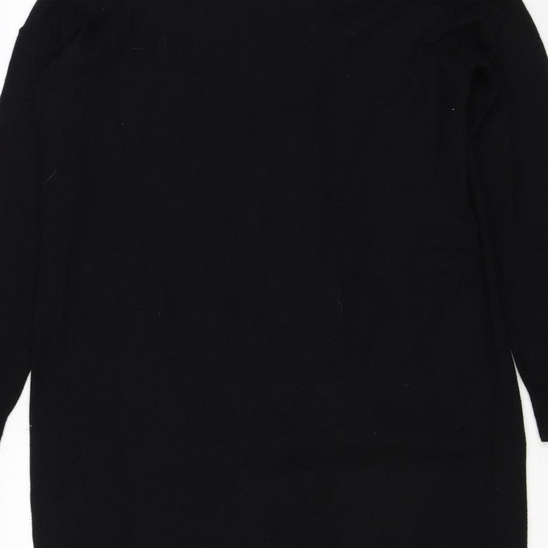 Vero Moda Women’s Black M Crew Neck Long Sleeve Knit Pullover Jumper