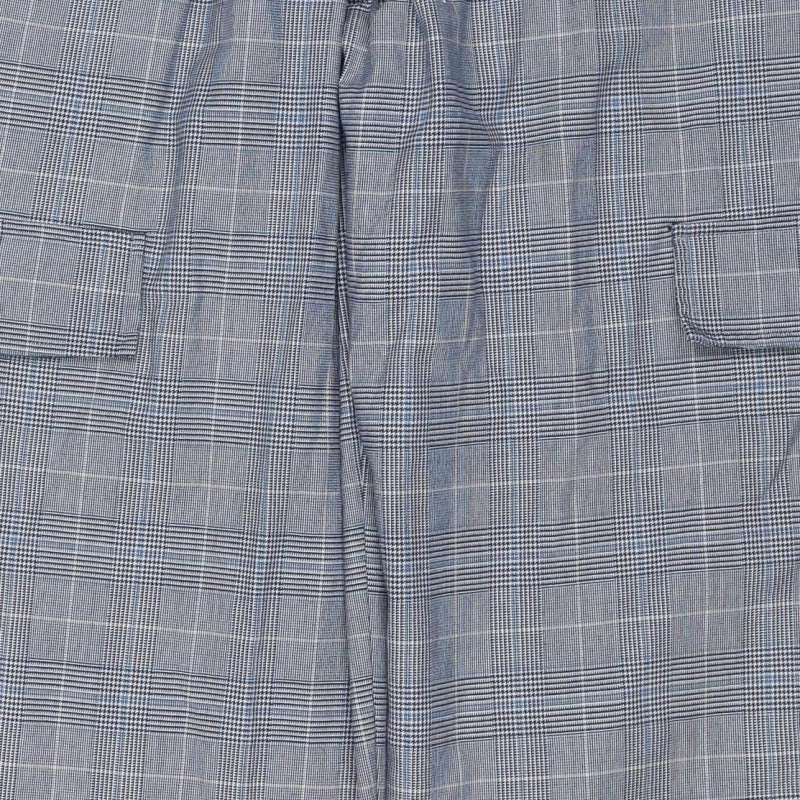 WHBM Women’s Blue Check Stretch Trousers UK 6 Regular