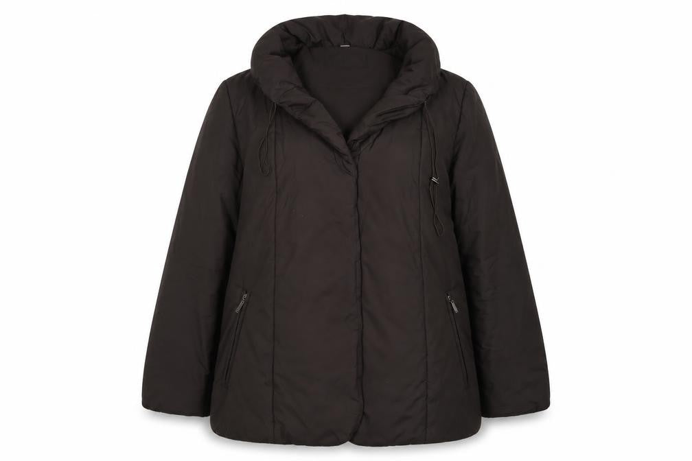 David Barry Women’s Black UK 12 Puffer Jacket Padded Zip Winter