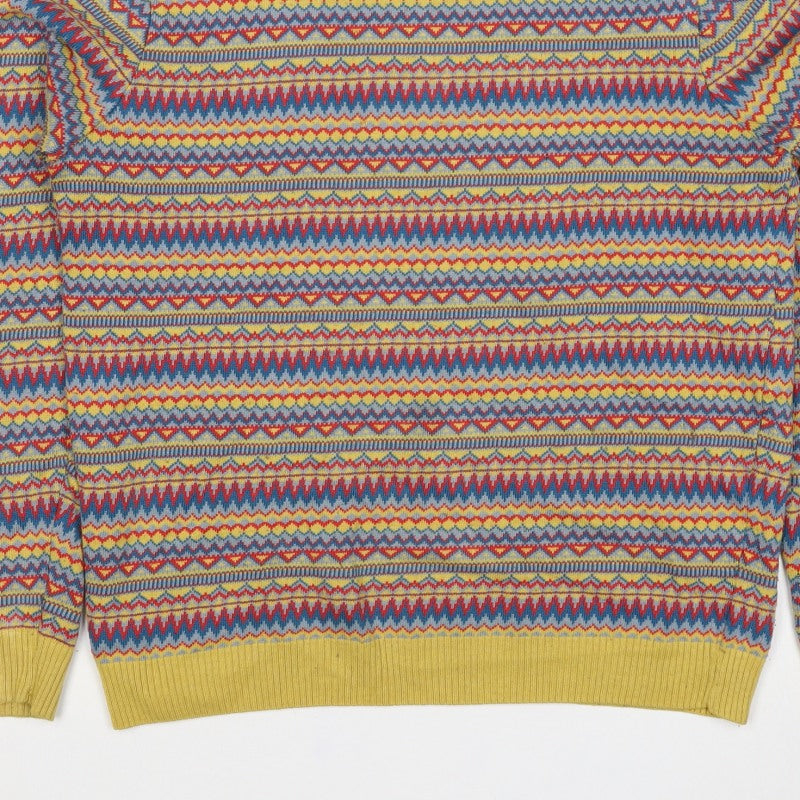 ASOS Men’s Multicoloured Fair Isle Crew Neck Pullover Jumper Size S