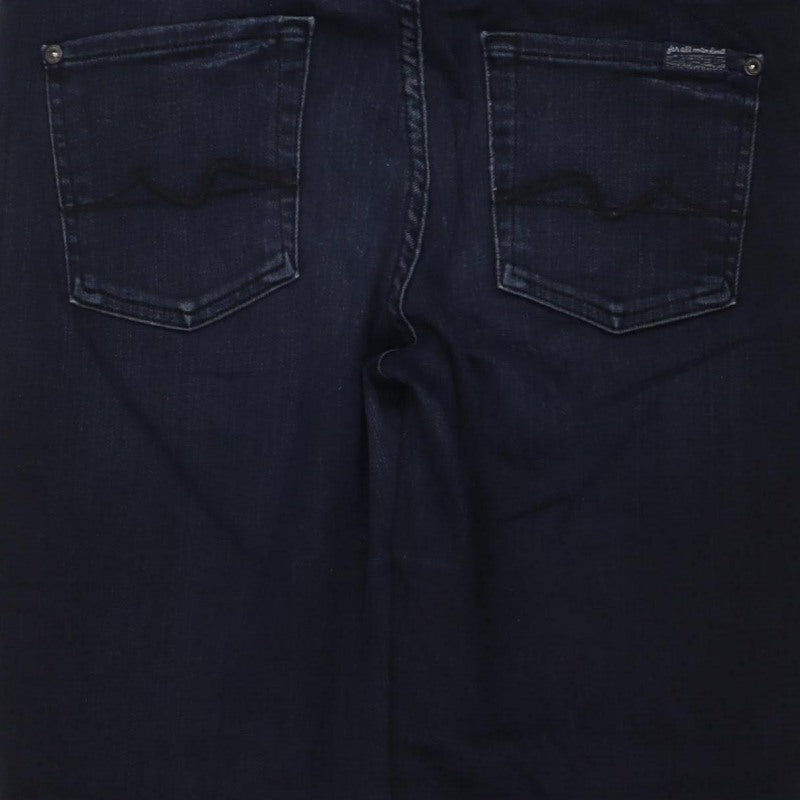 7 For All Mankind Women’s Blue Size 30 Slim Straight Stretch Jeans