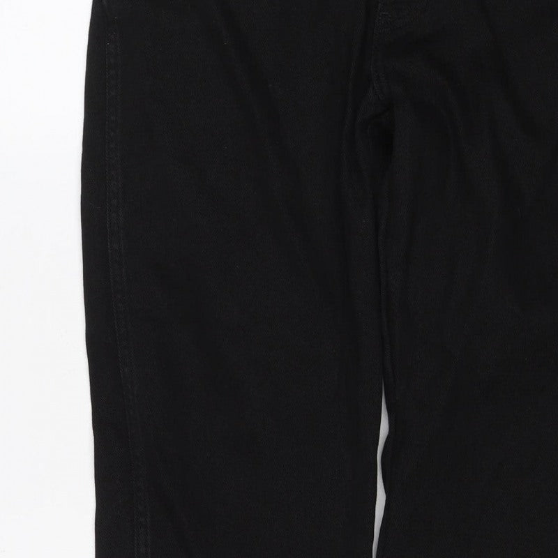 Wrangler Men’s Black W32 L30 Regular Fit Straight Stretch Jeans