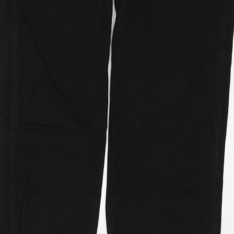 Wrangler Men’s Black W32 L30 Regular Fit Straight Stretch Jeans