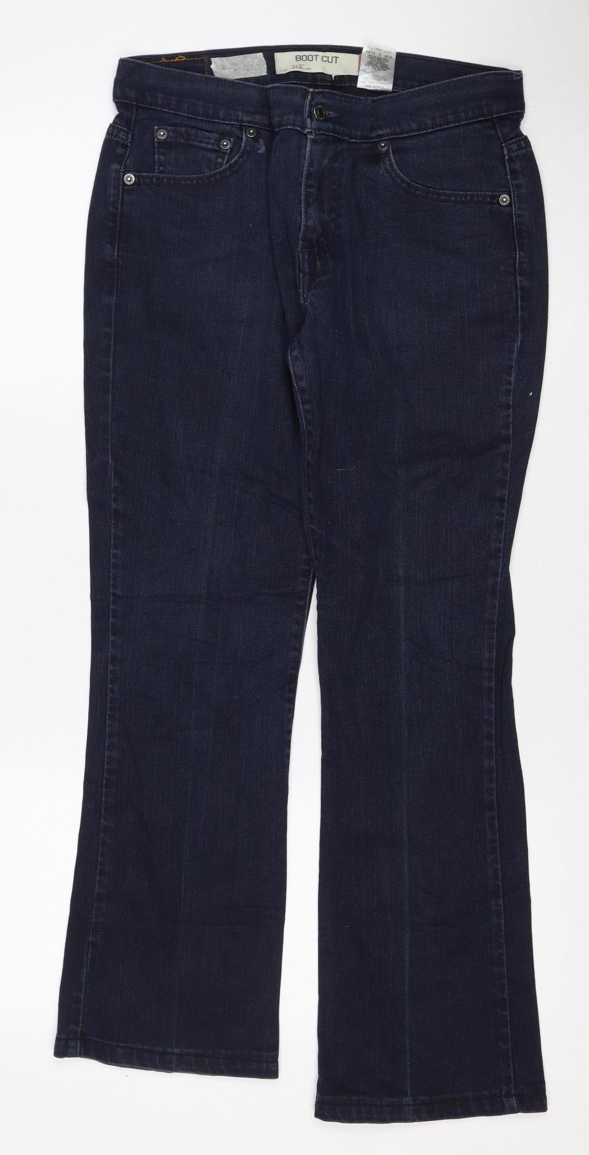 Levi's 515 Women's Blue UK 6 Regular Low Rise Bootcut Stretch Jeans