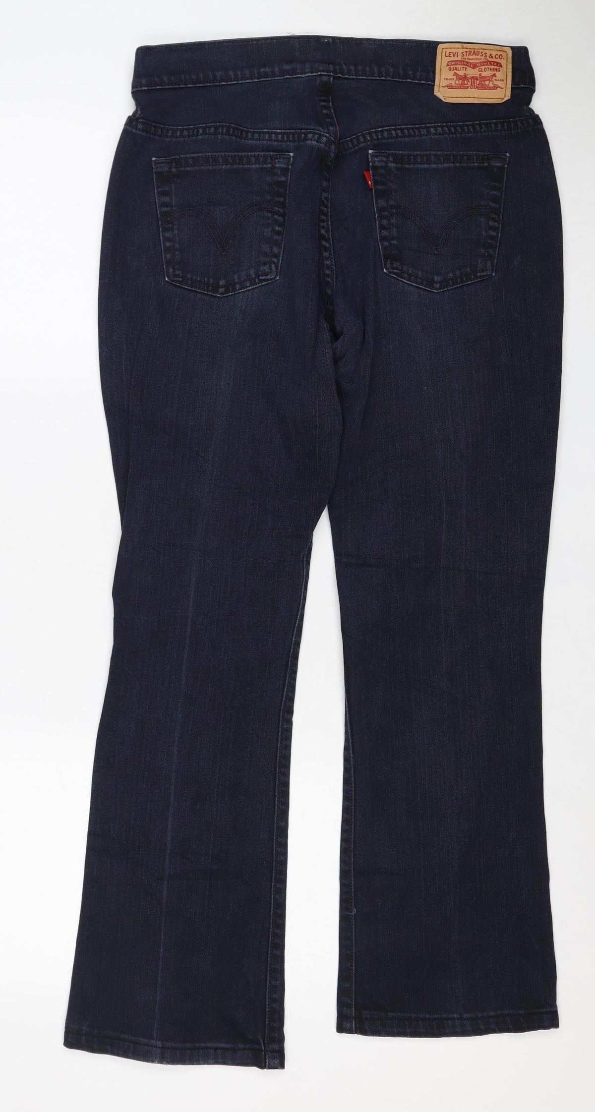Levi's 515 Women's Blue UK 6 Regular Low Rise Bootcut Stretch Jeans