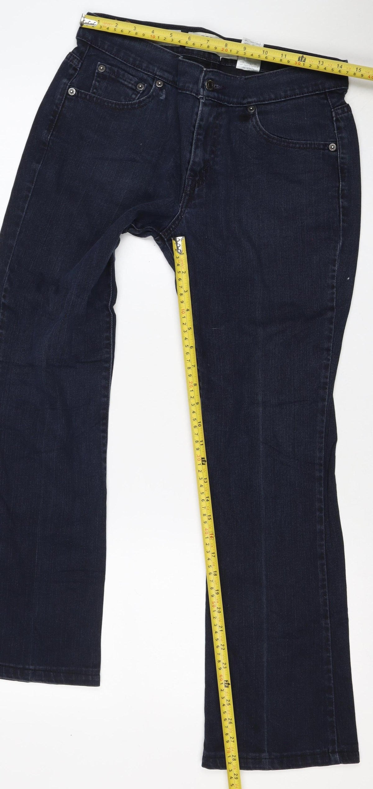 Levi's 515 Women's Blue UK 6 Regular Low Rise Bootcut Stretch Jeans