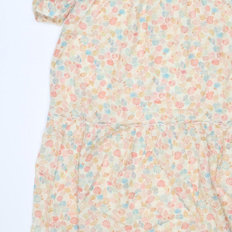 Cath Kidston Women’s Multicoloured Floral Shirt Dress UK 10 Long Sleeve