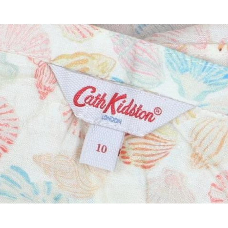 Cath Kidston Women’s Multicoloured Floral Shirt Dress UK 10 Long Sleeve