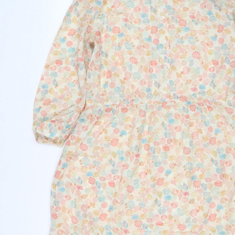 Cath Kidston Women’s Multicoloured Floral Shirt Dress UK 10 Long Sleeve