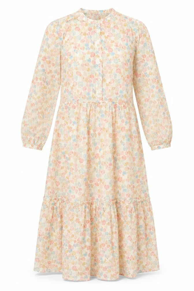 Cath Kidston Women’s Multicoloured Floral Shirt Dress UK 10 Long Sleeve