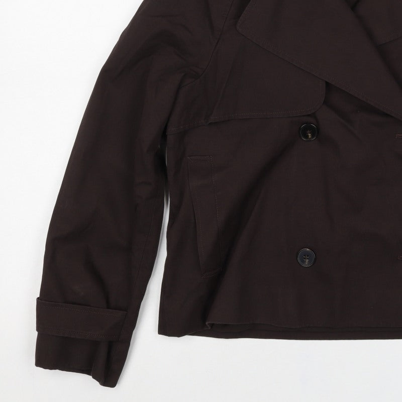 Marks and Spencer Women’s Brown UK 8 Double Breasted Trench Jacket