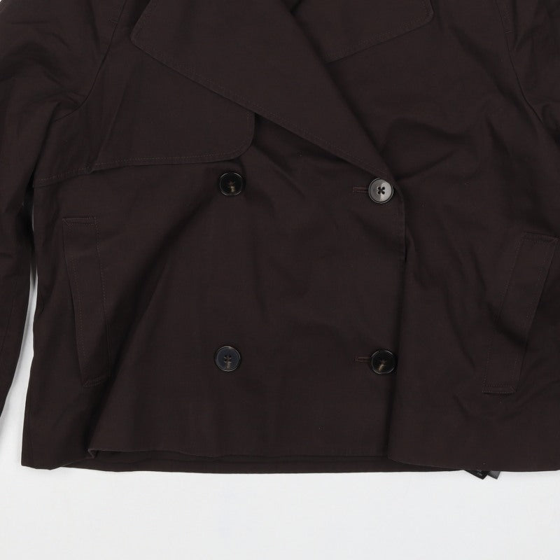 Marks and Spencer Women’s Brown UK 8 Double Breasted Trench Jacket