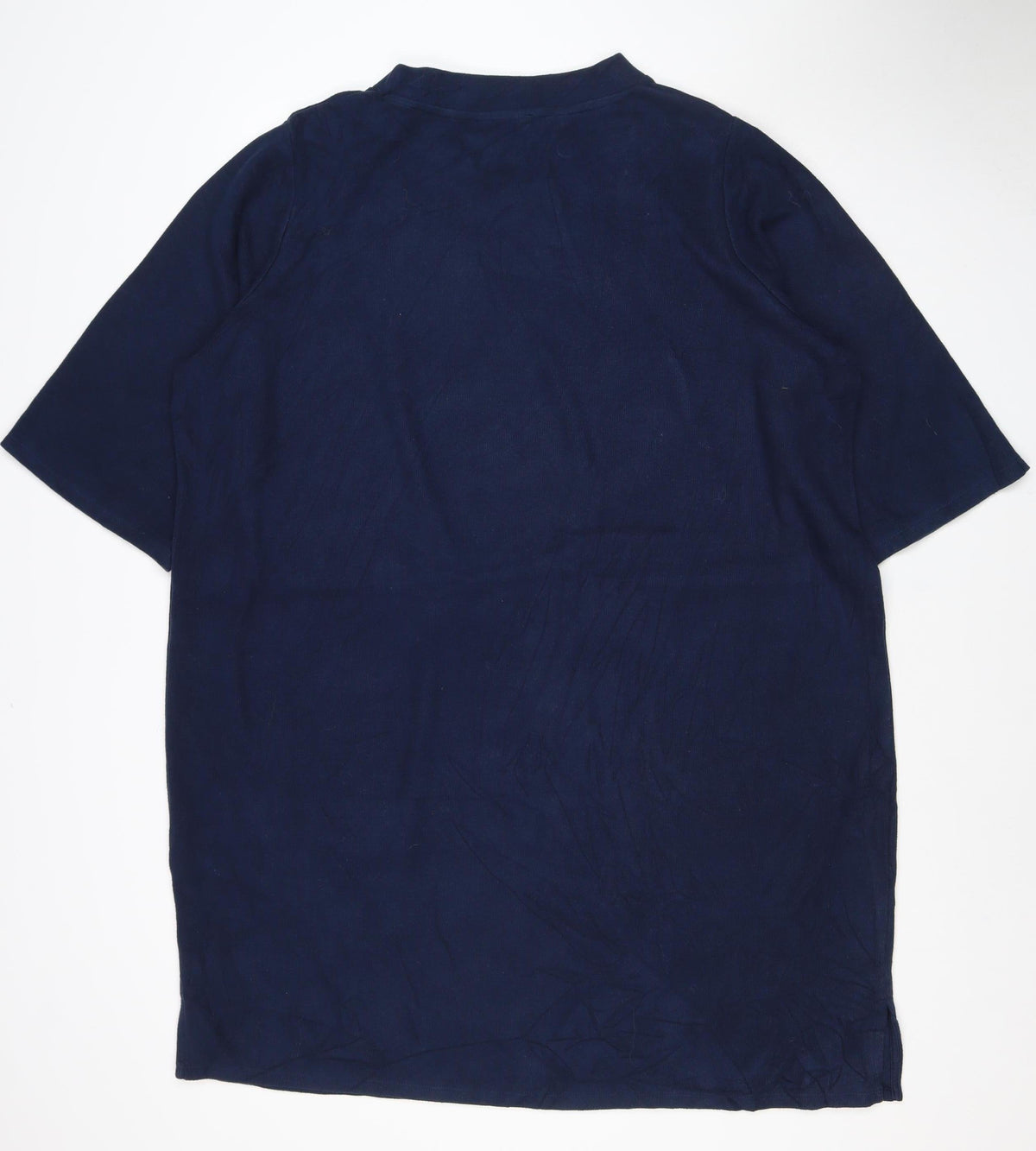 Marks & Spencer Women Navy UK 22 Knee Length Jumper Dress Long Sleeve