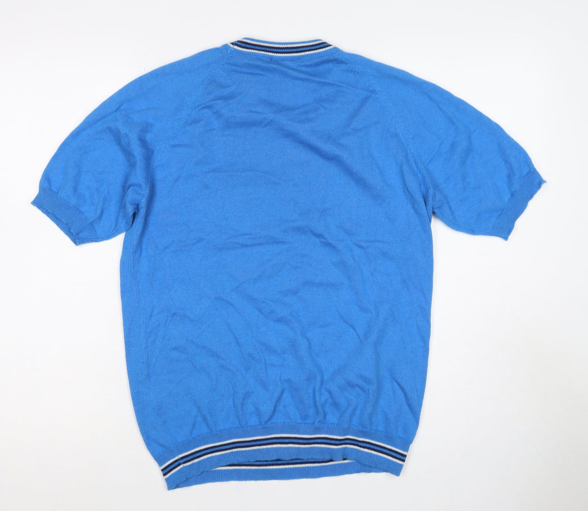 Pop England Women’s Blue S Ringer Raglan Jersey T-Shirt