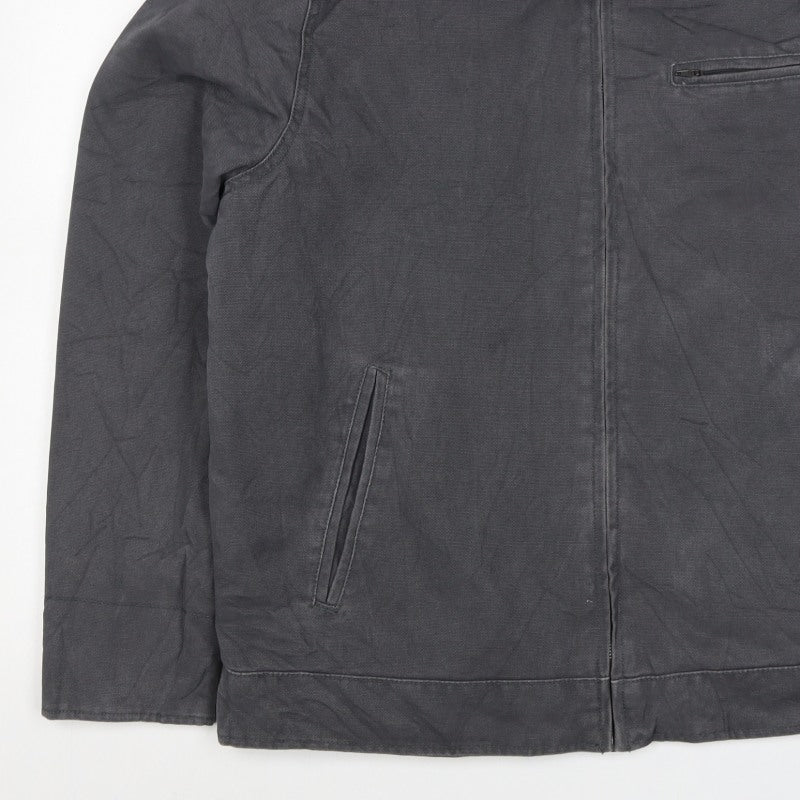Stronghold Mens Grey XL Cotton Canvas Full Zip Workwear Jacket