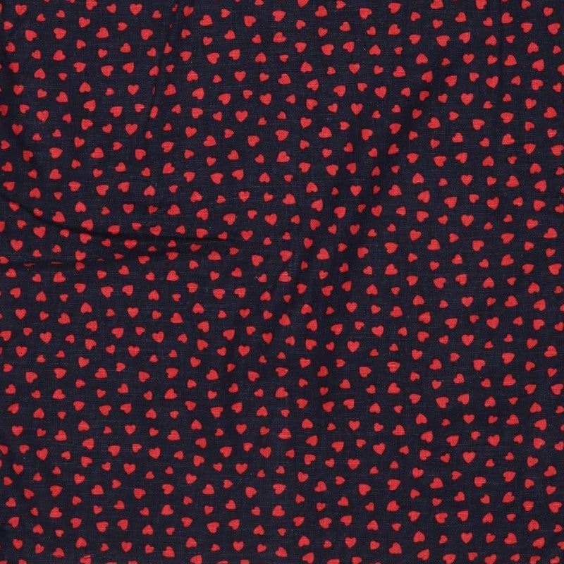 Next Women Blue Red Heart Print Shift Dress UK 14 Knee Length Lace