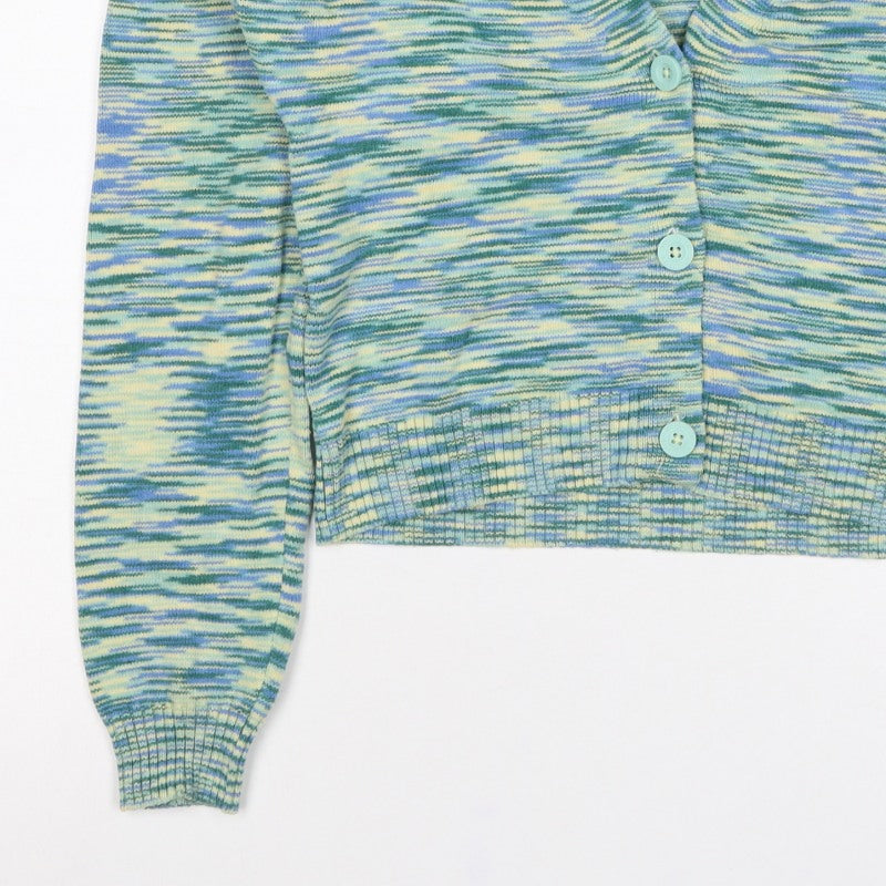 Hollister Women’s Multicoloured XS V-Neck Button Knit Cardigan