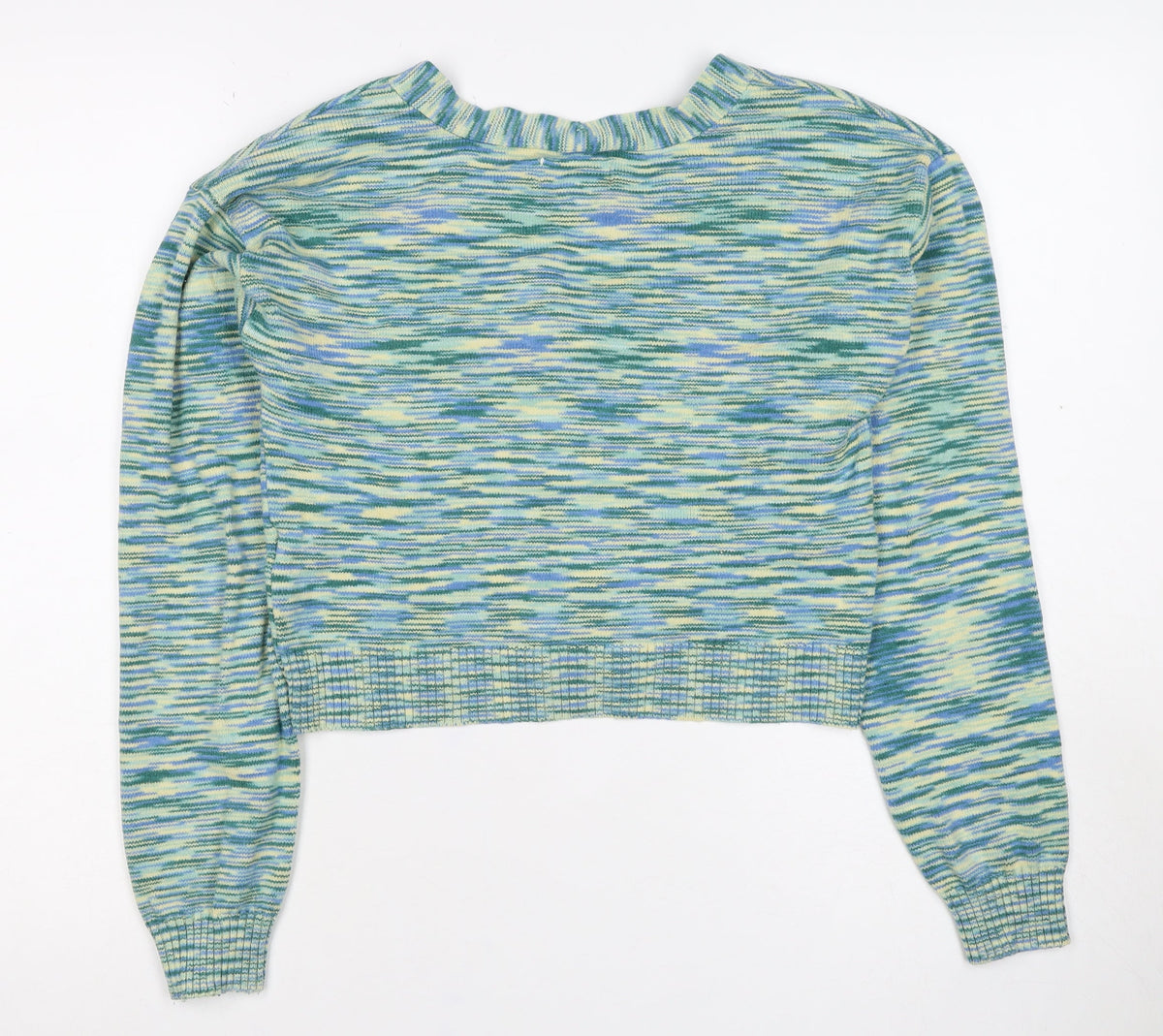 Hollister Women’s Multicoloured XS V-Neck Button Knit Cardigan