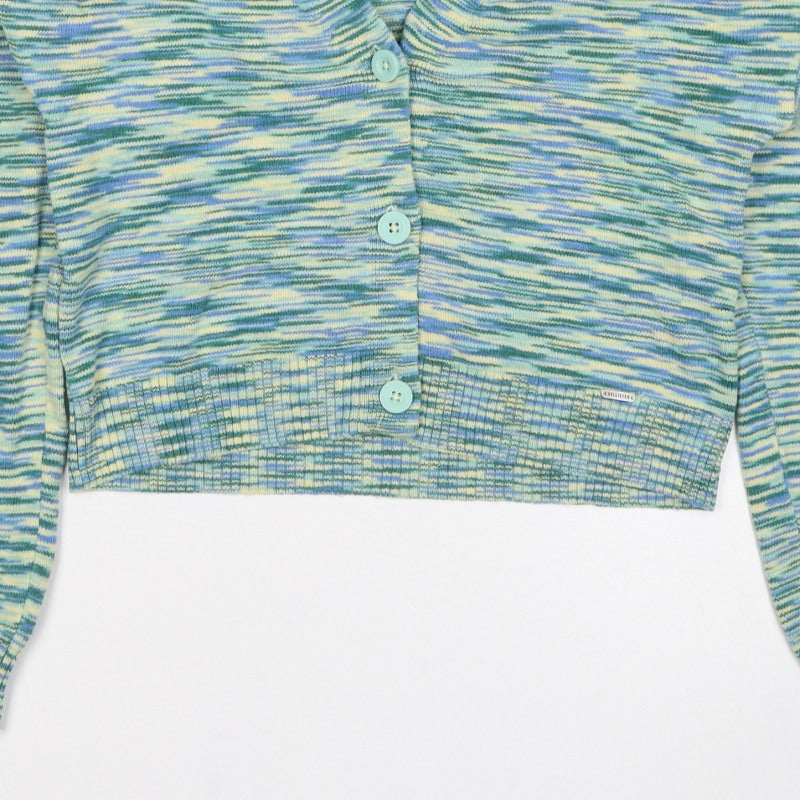 Hollister Women’s Multicoloured XS V-Neck Button Knit Cardigan