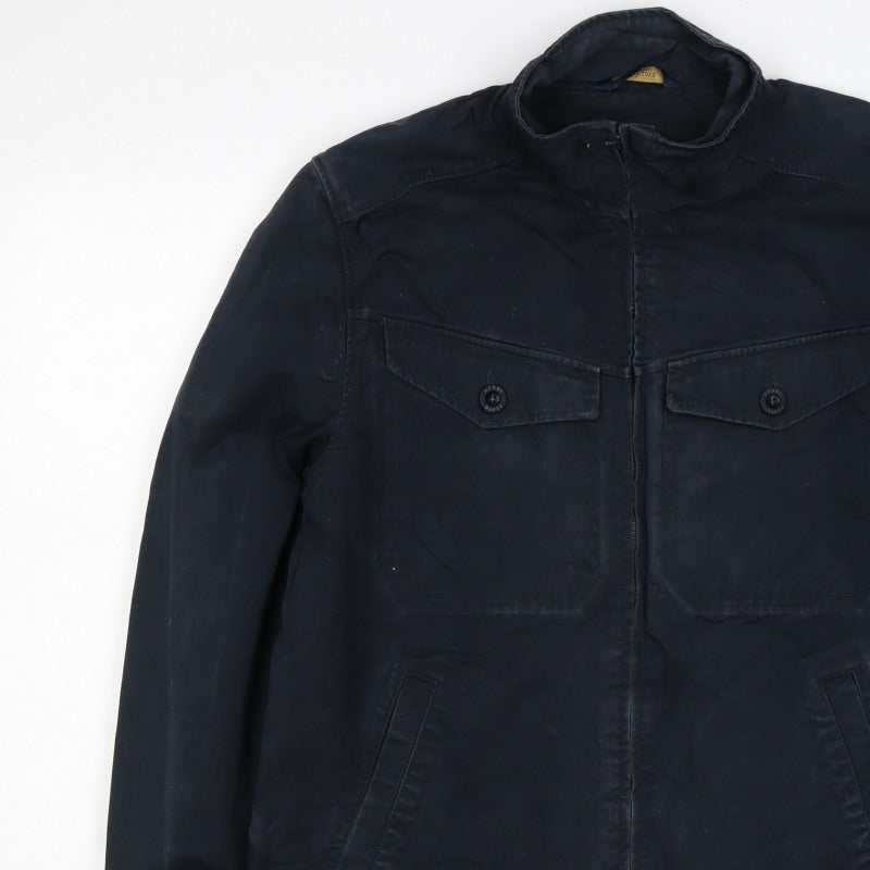 Henri Lloyd Men’s Black L Military Style Cotton Jacket