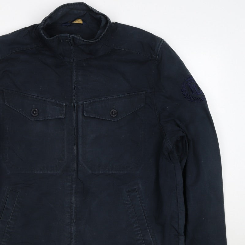 Henri Lloyd Men’s Black L Military Style Cotton Jacket
