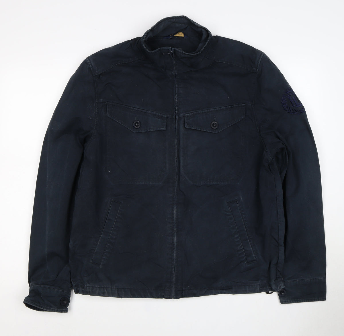 Henri Lloyd Men’s Black L Military Style Cotton Jacket