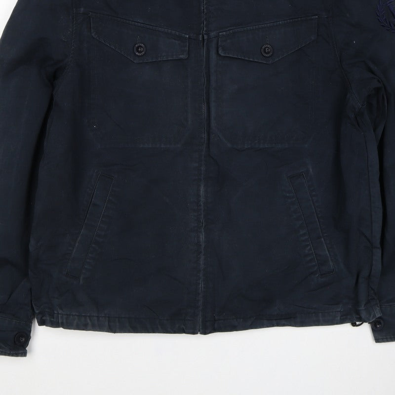Henri Lloyd Men’s Black L Military Style Cotton Jacket