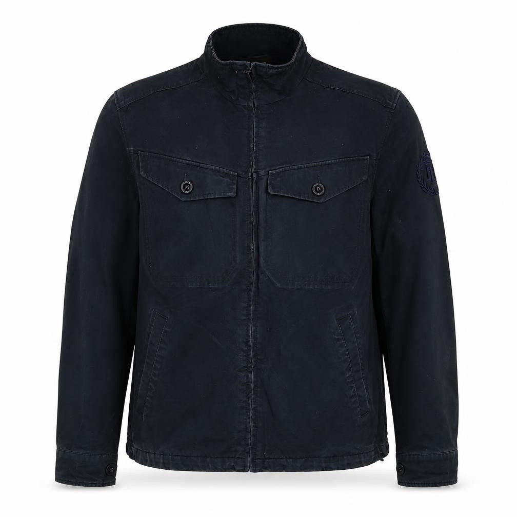 Henri Lloyd Men’s Black L Military Style Cotton Jacket
