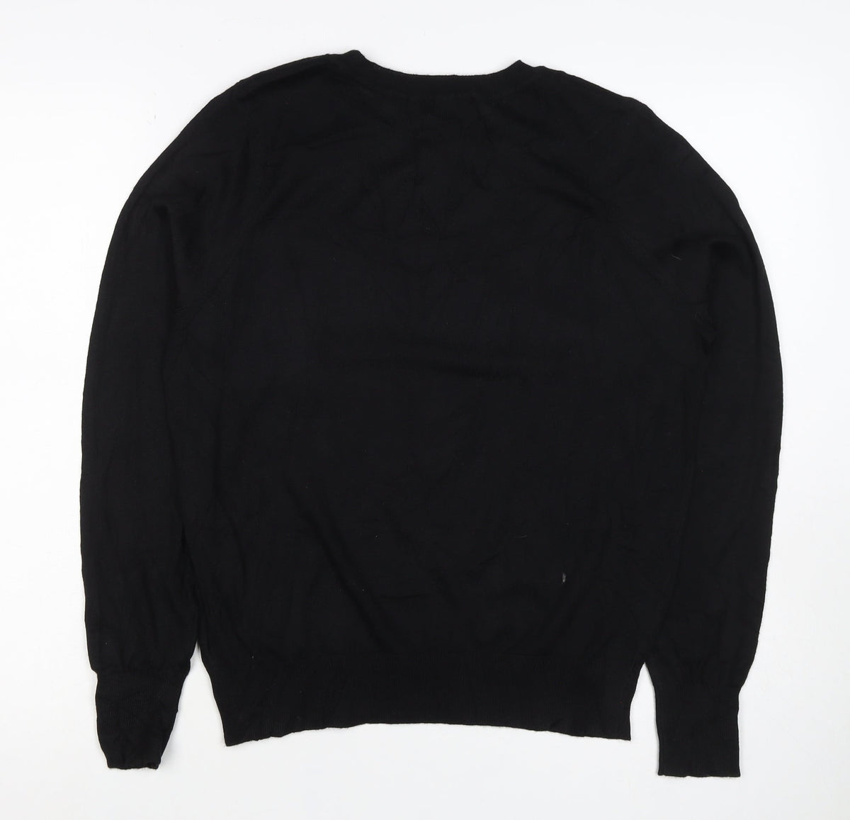 Next Women’s Black UK 12 Round Neck Long Sleeve Knit Jumper