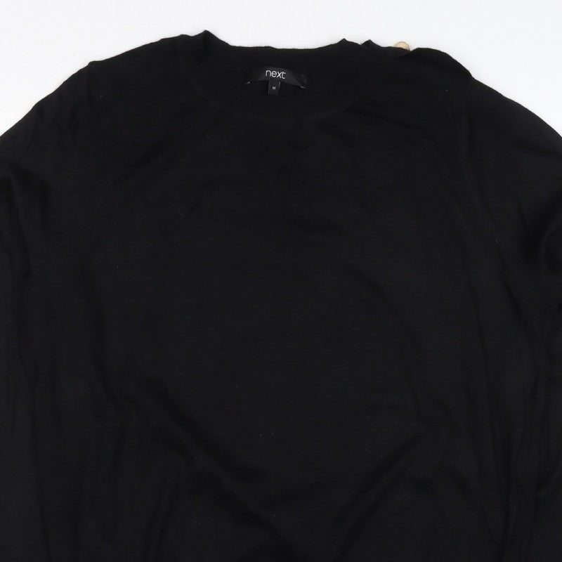 Next Women’s Black UK 12 Round Neck Long Sleeve Knit Jumper