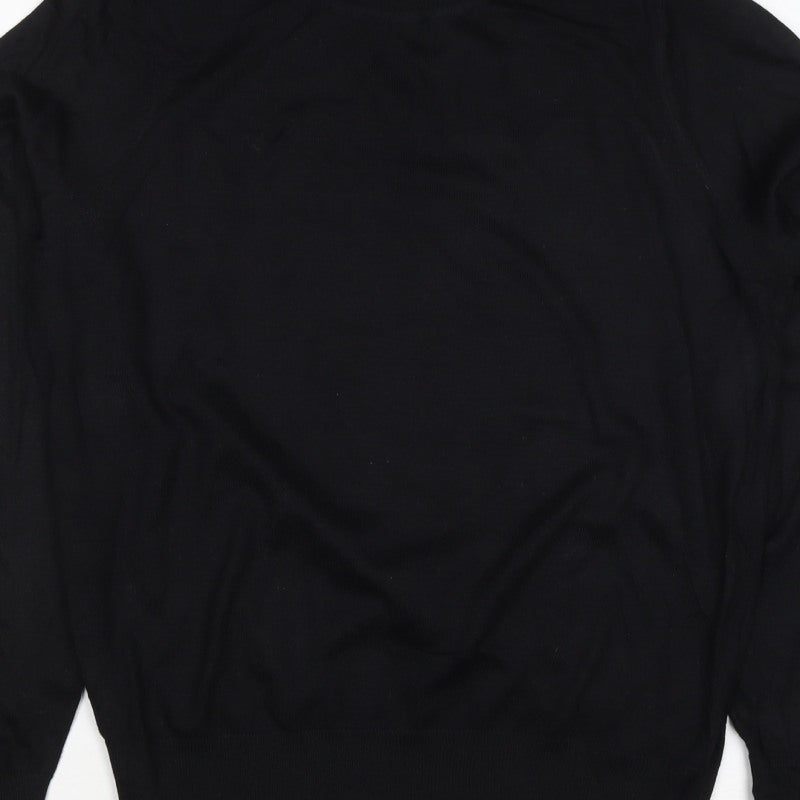 Next Women’s Black UK 12 Round Neck Long Sleeve Knit Jumper