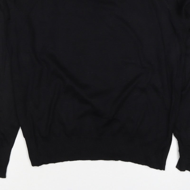 Next Women’s Black UK 12 Round Neck Long Sleeve Knit Jumper