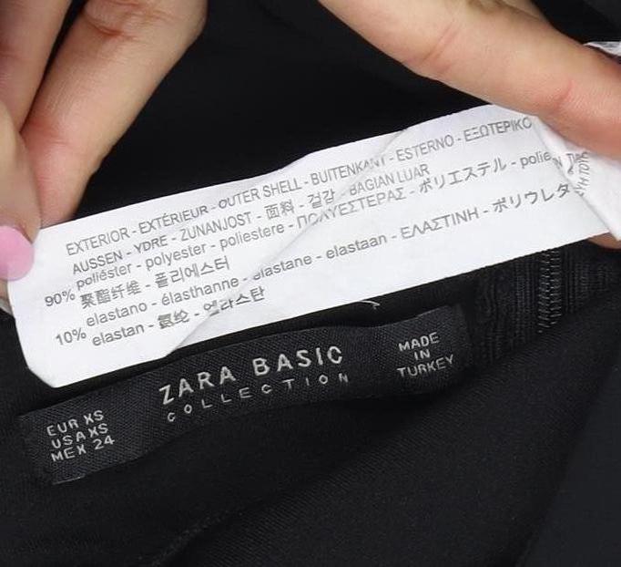 Zara Basic Women Black XS Bodycon Midi Halter Backless Evening Dress
