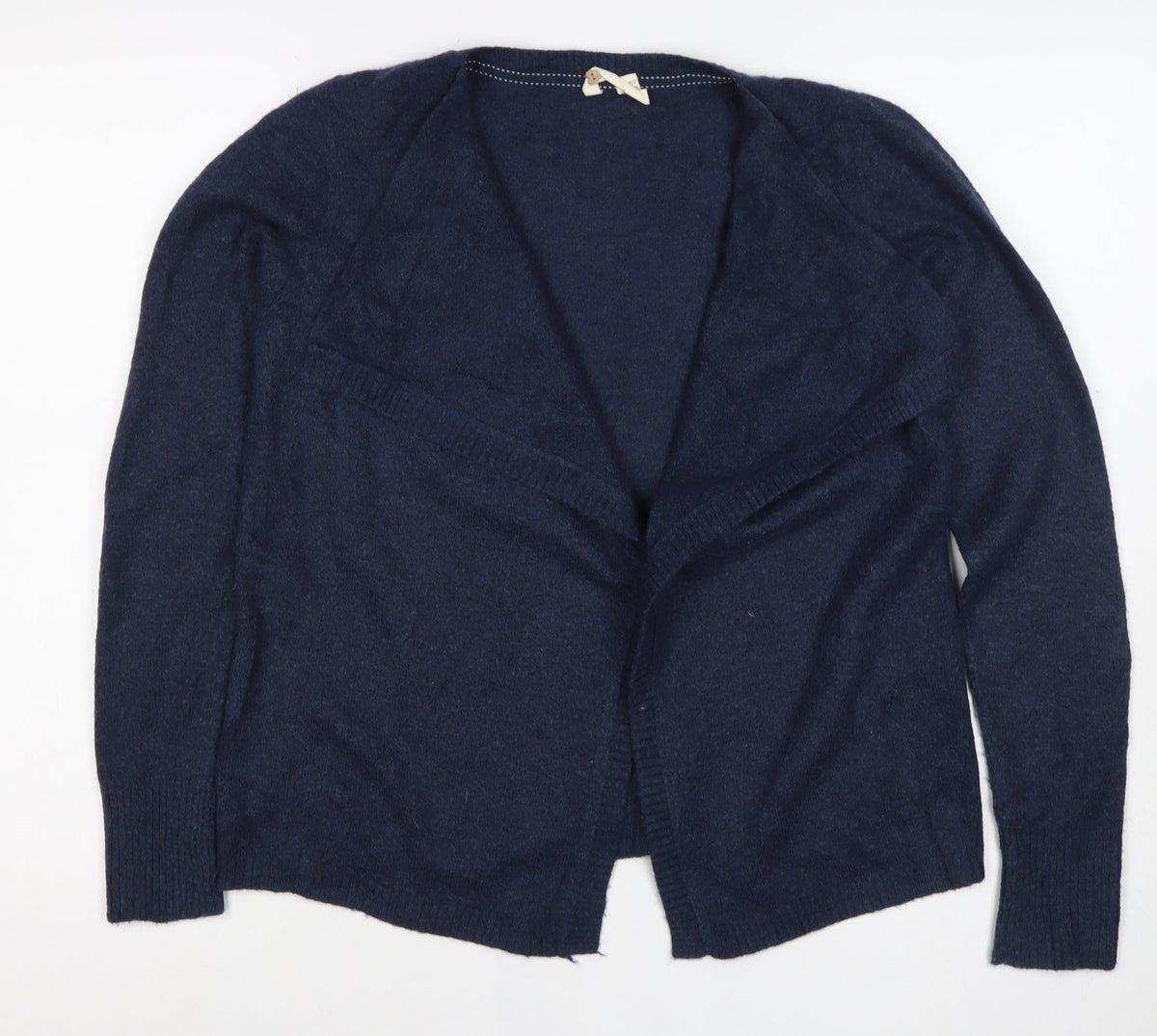 White Stuff Women’s Blue UK 10 Open Wrap Cardigan Wool Alpaca