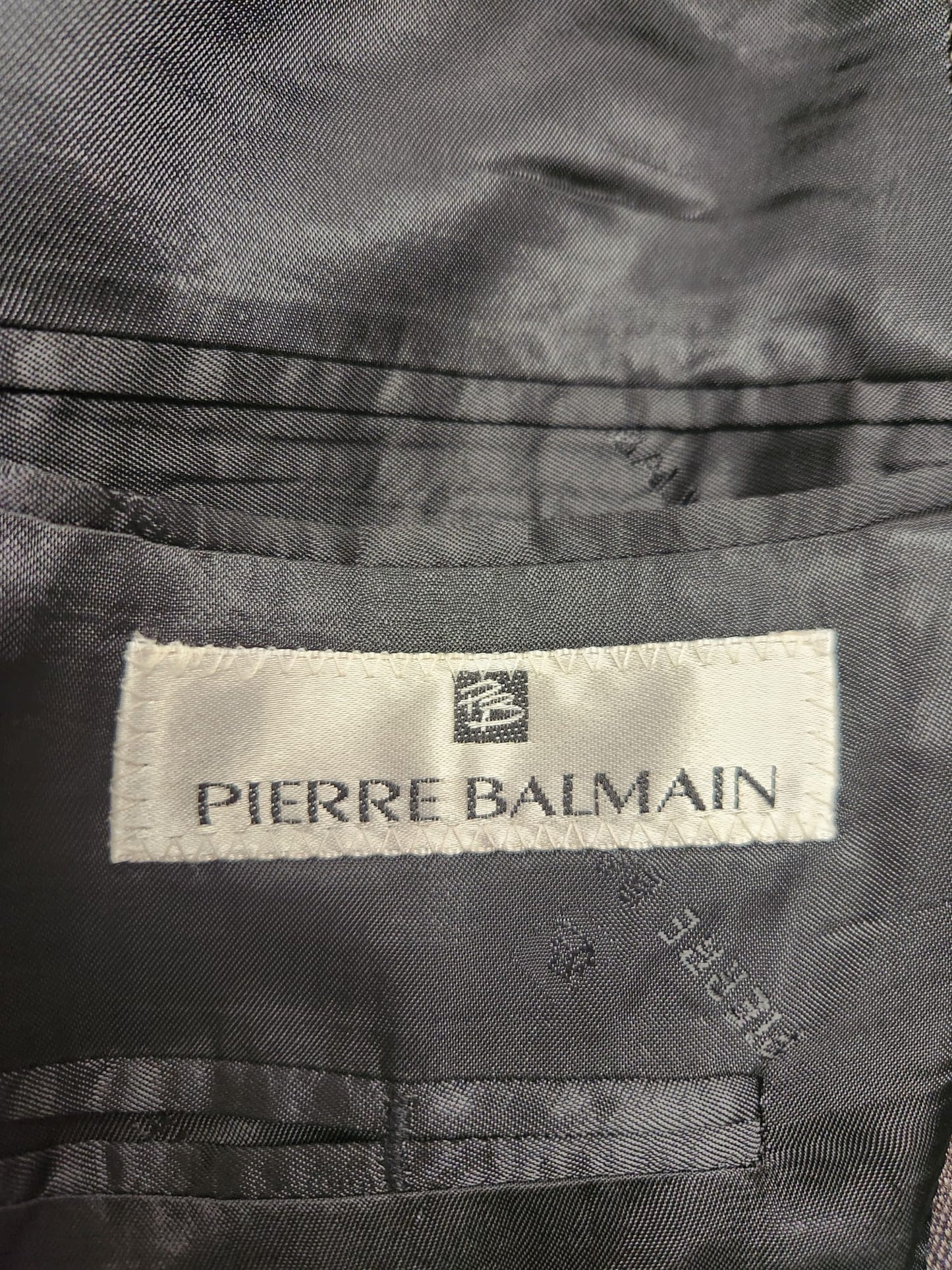 Pierre Balmain Mens Grey Wool Jacket Suit Jacket Size M Regular