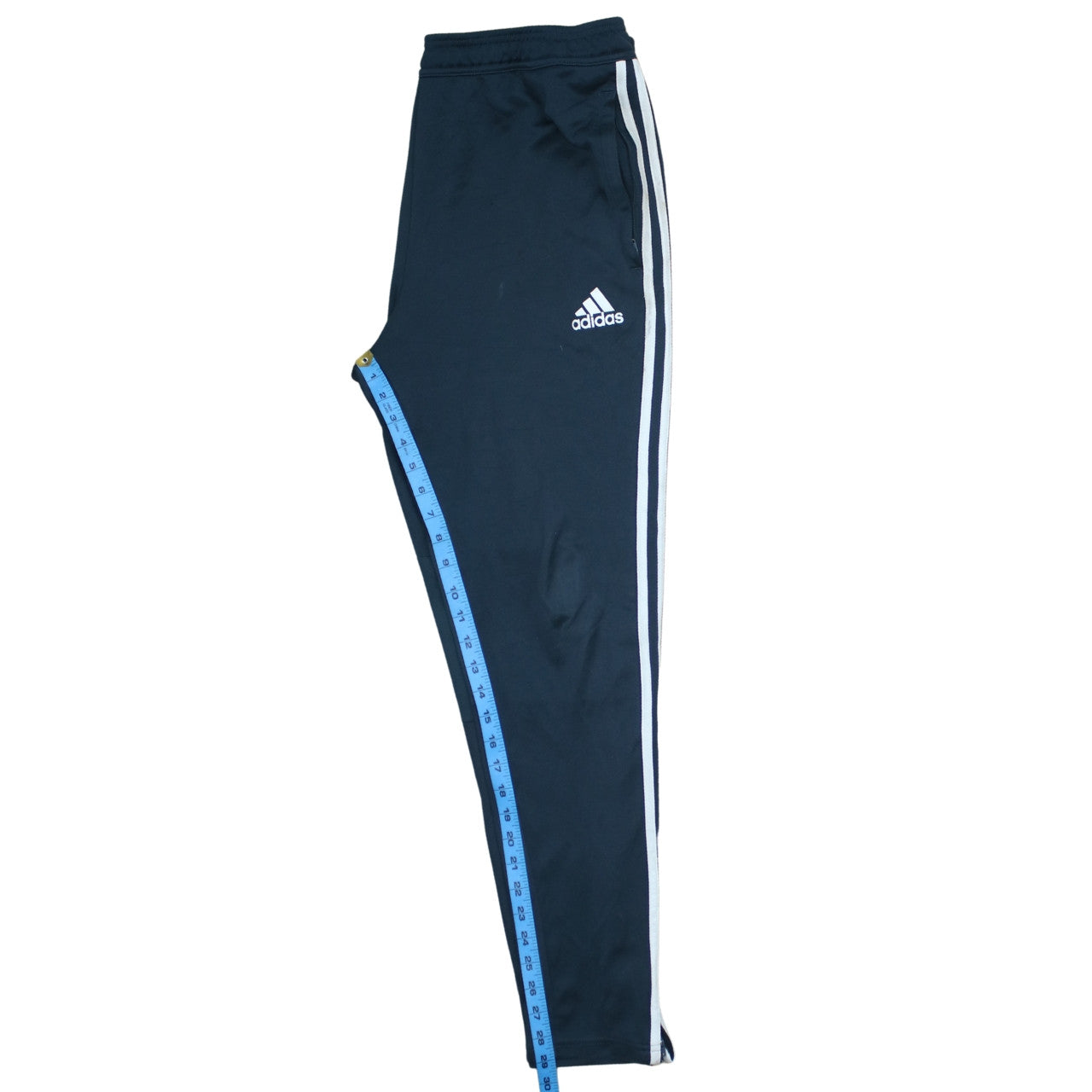 Adidas 90's 3 Stripes Casual Joggers / Sweatpants Large Navy Blue