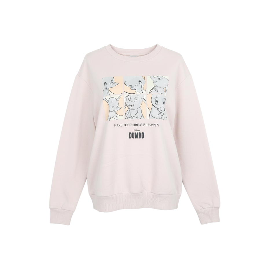 Disney Dumbo Pink Sweatshirt by George for Girls Size 8-10 Years