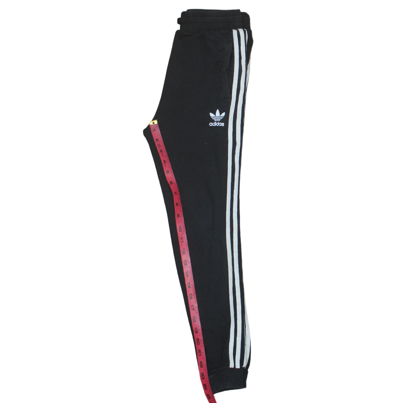 Adidas 90's 3 Stripes Casual Joggers / Sweatpants 24 Black TESTCLUB