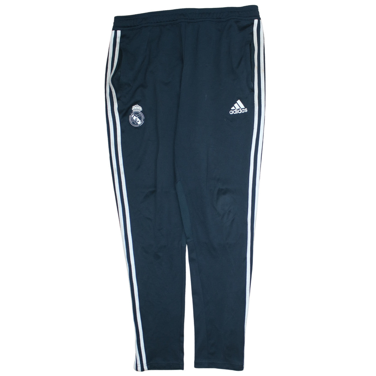 Adidas 90's 3 Stripes Casual Joggers / Sweatpants Large Navy Blue
