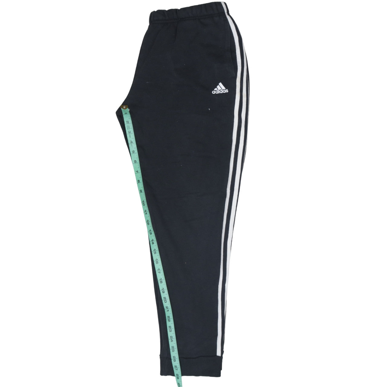 Adidas 90's 3 Stripes Casual Joggers / Sweatpants Large Black TESTCLUB