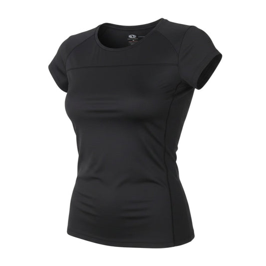 Athletic Works Women's Black Short Sleeve Sports T-Shirt Size S