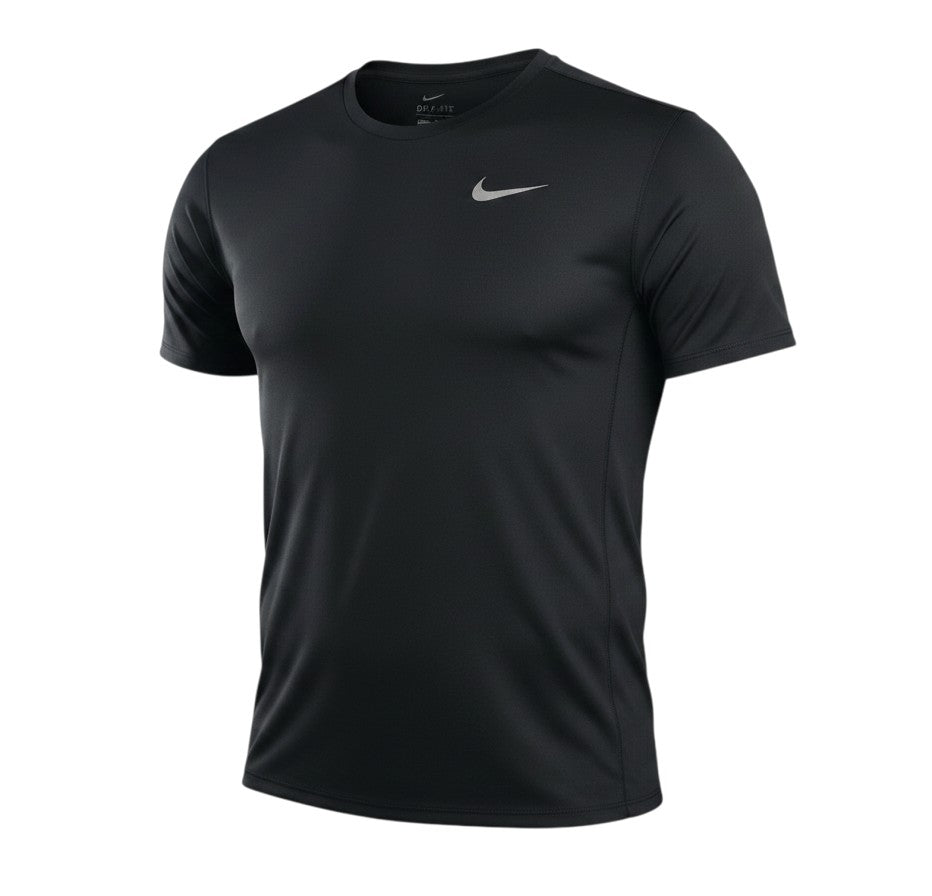 Prewornwholesale black Nike Dri-FIT crew neck short sleeve training t-shirt for men and women