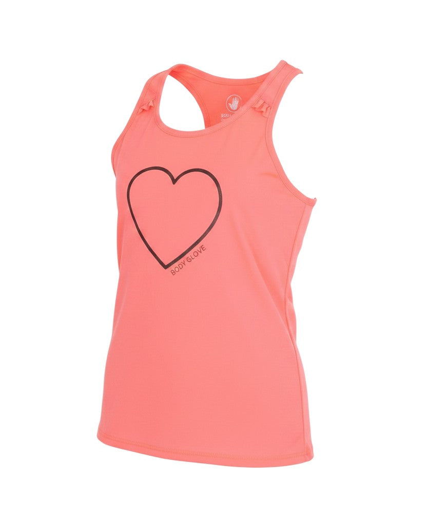 Body Glove Womens Pink   Basic Tank Size 8